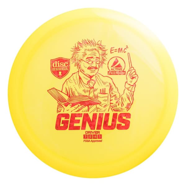 Discgolf DISCMANIA Fairway Driver GENIUS Active Premium Yellow 7/5/-4/1