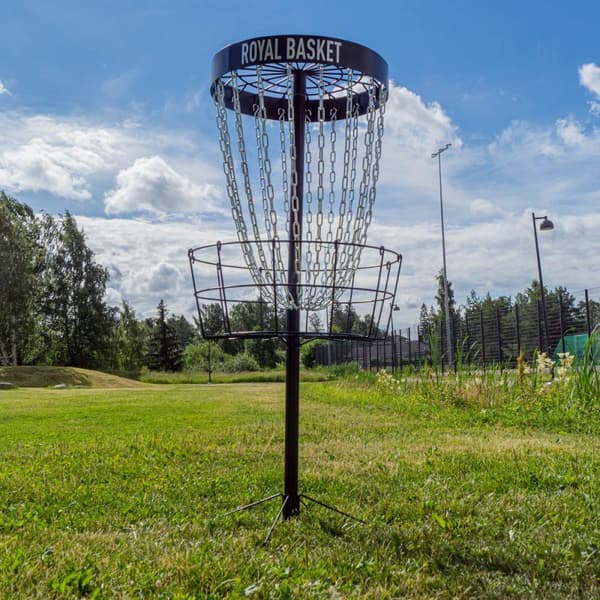 Viking Discs Royal Basket Disc Golf Kurv, Svart Utgave