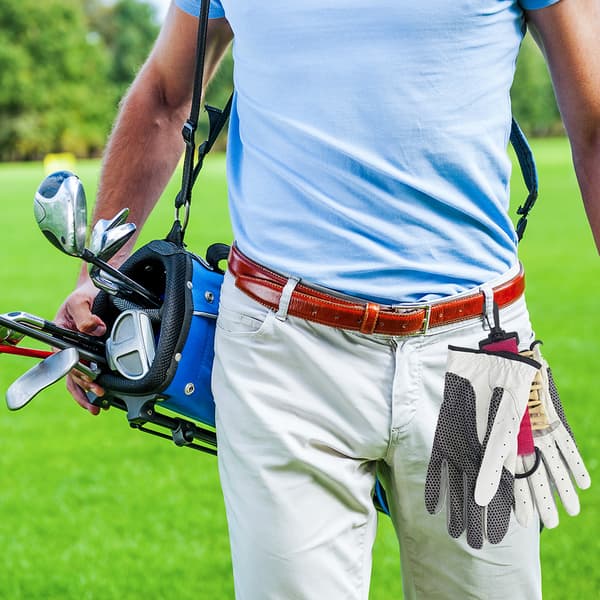 INF Golfbold velcroholder med t-shirt