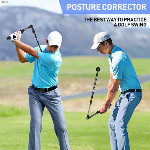 INF Golf Swing Trainer Aid - kort, bærbar og effektiv