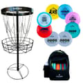 Miniatyrbild 1 av 2: Viking Discs Challenger frisbeegolfkorg-set