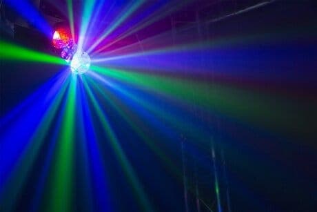 BeamZ LEDWAVE 1x4W discoljus och vatteneffekt 4xUV/W, 6x3W LED
