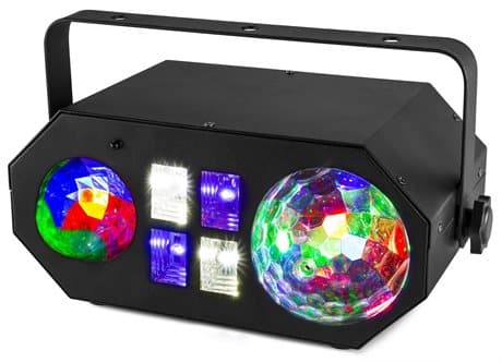 BeamZ LEDWAVE 1x4W discoljus och vatteneffekt 4xUV/W, 6x3W LED