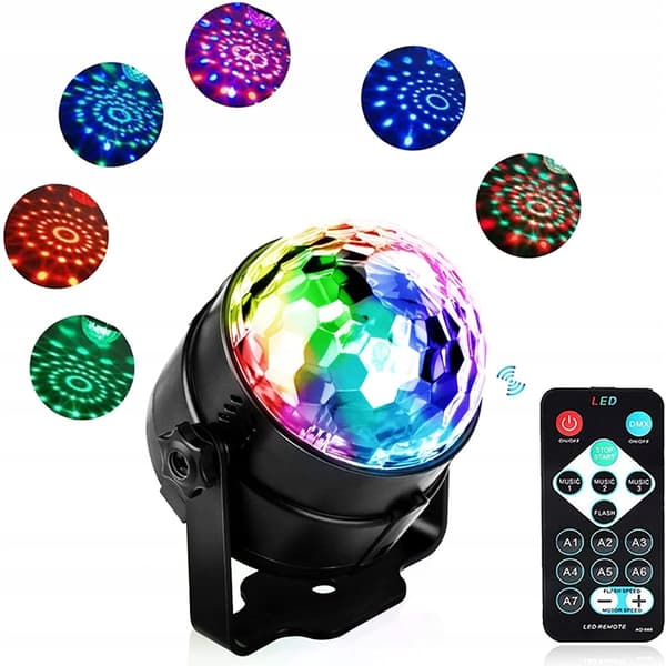DISCO BALL LED DISCO RGB PARTY-projektor