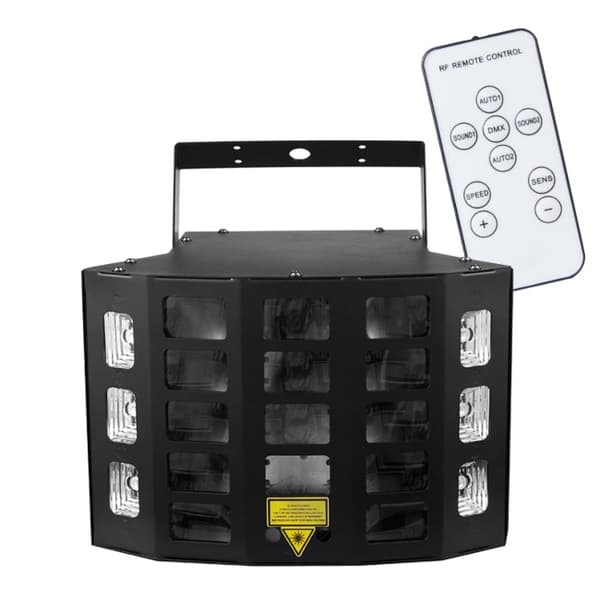 LIGHT4ME TURBO DERBY 4IN1 LED multi-effekt lys