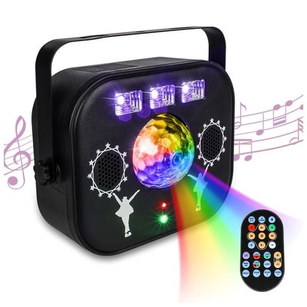 LIGHT4ME MULTIBOX monitehoinen LED-pallomainen diskolaser
