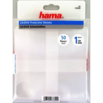 HAMA CD/DVD PP-SLE.50-PACK TP.