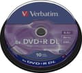 Miniatyrbillede 3 af 3: DVD+R DL, 8x, 8.5 GB/240 min, 10-pack spindel, AZO