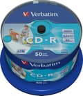 Miniatyrbild 3 av 3: CD-R, 52x, 700 MB/80 min, 50-pack, spindel, AZO, printable
