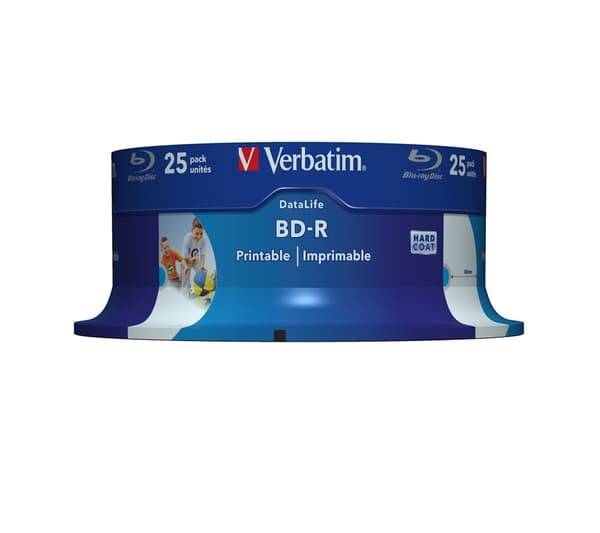 Verbatim 43811 tomma Blu-Ray-diskar BD-R 25 GB 25 styck