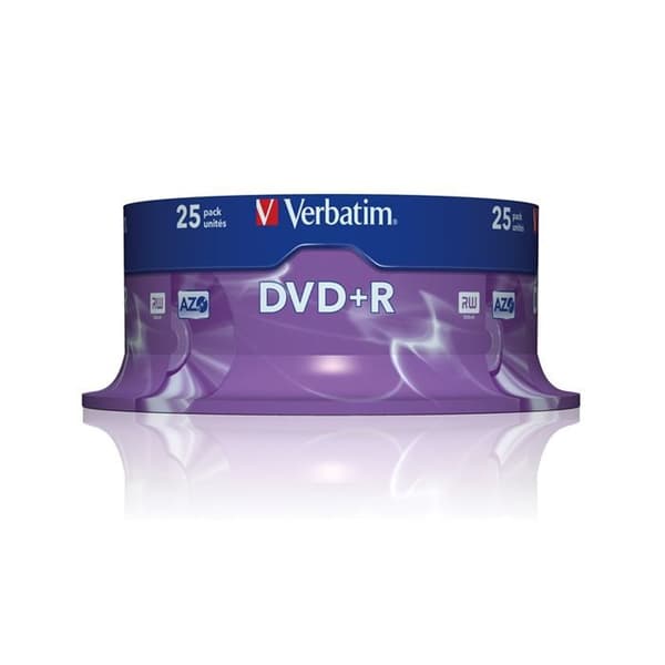 DVD+R - VERBATIM - 16x - 4,7 GB - Spindel på 25