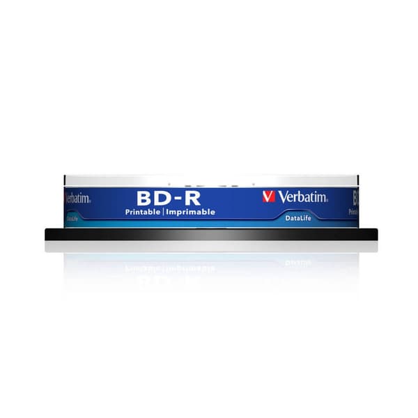 Verbatim BD-R 25GB 6x 10-pak Spindel Printbar
