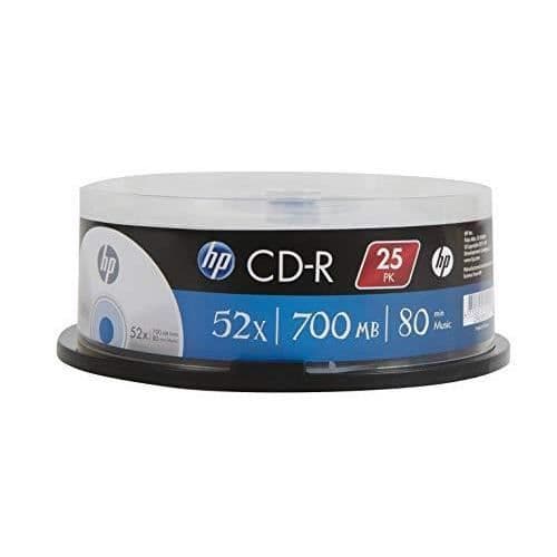 HP CD-R 52X 25P box med
