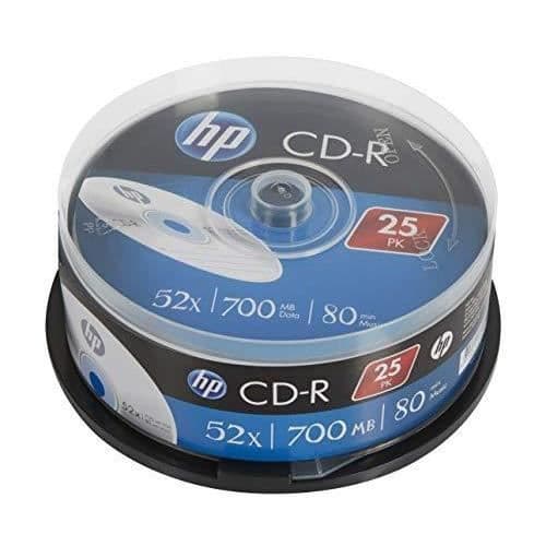 HP CD-R 52X 25P box med