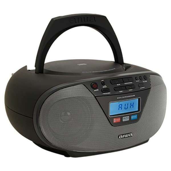 CD/MP3-soitin Aiwa Valkoinen Musta