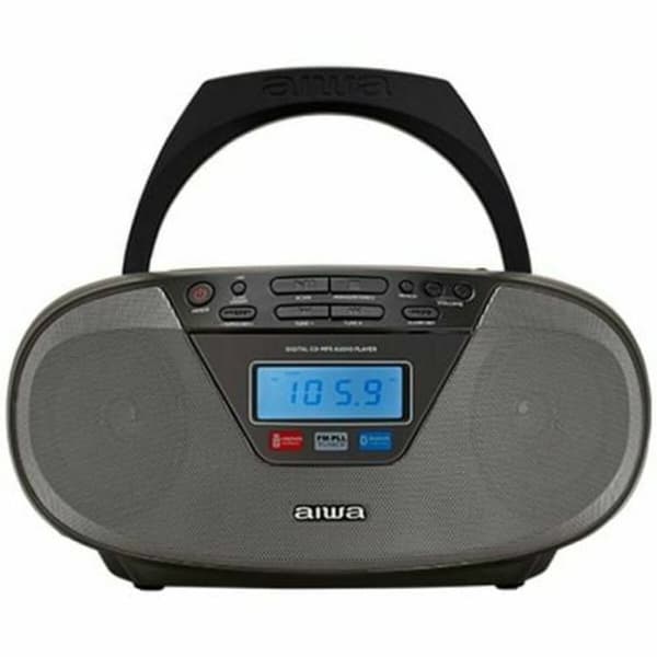 CD/MP3-soitin Aiwa Valkoinen Musta