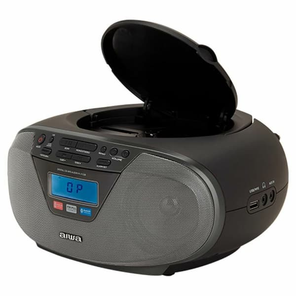 CD/MP3-afspiller Aiwa Hvid Sort