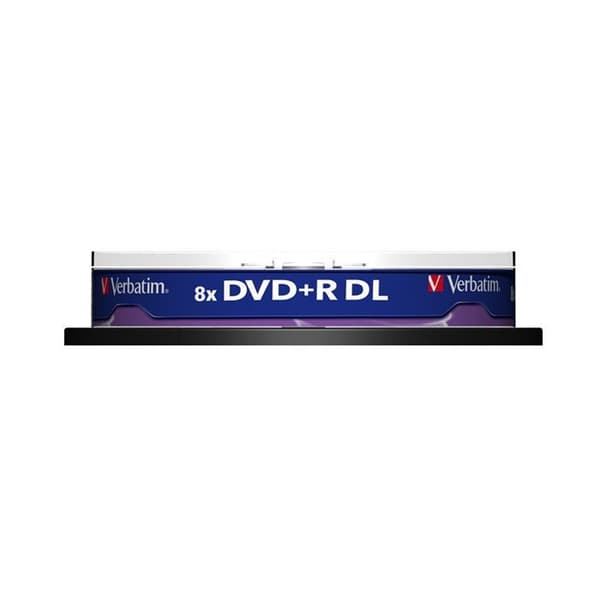 DVD+R DL VERBATIM - Spindel på 10 - 8,5 GB - 8x