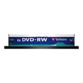 Miniatyrbild 2 av 2: DVD-RW VERBATIM - Spindel 10 - 4x - 4,7 GB - Matt silver