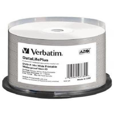 DVD Blank DVD-R 43734 Verbatim - 4,7 GB - 16x - 50 - Spindel