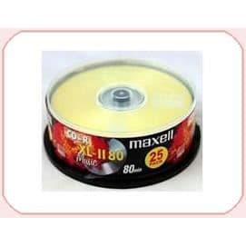 MAXELL XLII 80 Audio CD-R - Box med 25 tomma skivor - 700 MB - 80 min - 32x