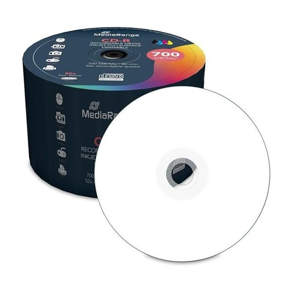 MediaRange - CD-R 52x 700 MB (80 min) - Spindel