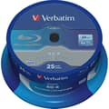 Miniatyrbild 3 av 3: VERBATIM BD-R-skivor - 25 GB 6x - spindel