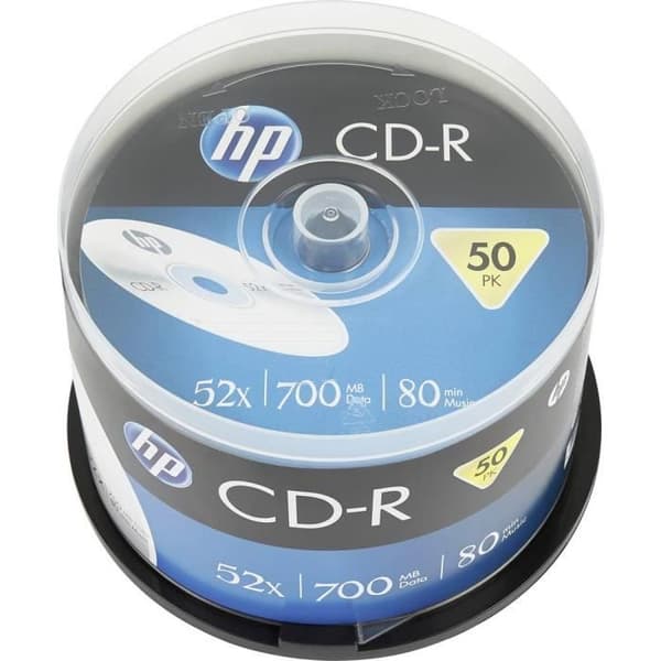 HP CRE00017 Blank CD-R 700 MB 50 st(s) torn