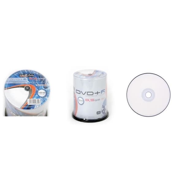 100 FREESTYLE DVD+R 8,5 GB 8X DUBBELLAGERUTSKRIFT