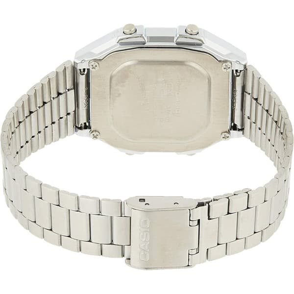 Unisex kellot Casio VINTAGE Musta Hopeinen (Ø 32 mm) (Ø 34 mm)