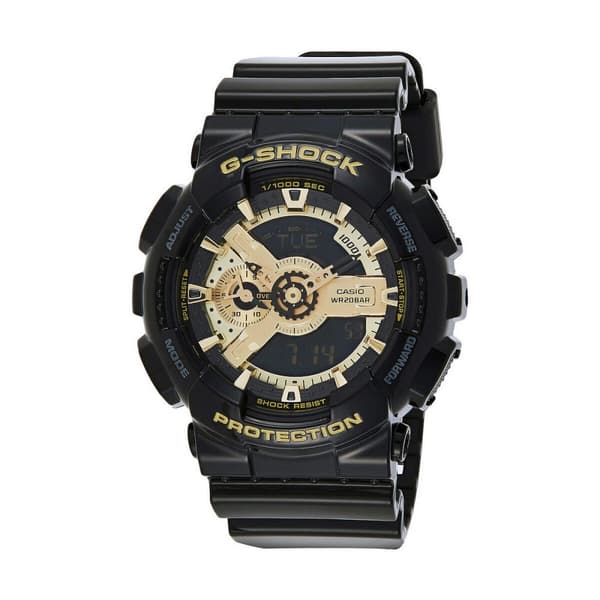 Miesten rannekellot Casio G-Shock GA-110GB-1AER Musta Kulta Harmaa (Ø 55 mm)