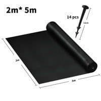 Ogräsduk - LZQ - HDPP - Rivbeständig - UV-skydd - 2 m x 5 m