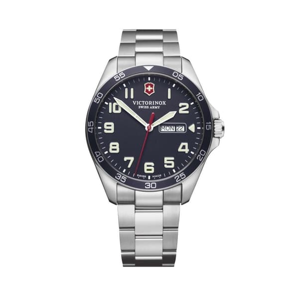 Herreur Victorinox V241851 Sort Sølvfarvet