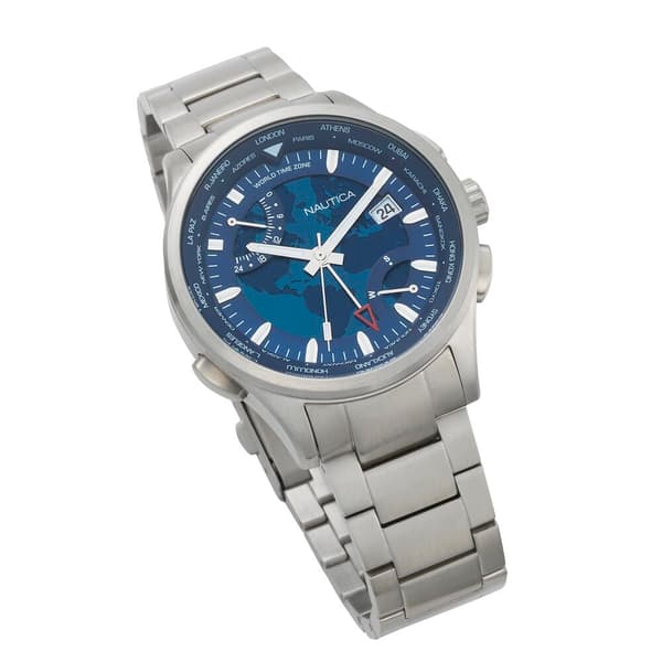 Herrklocka Nautica SHANGHAI - WORLDTIMER (Ø 44 mm)