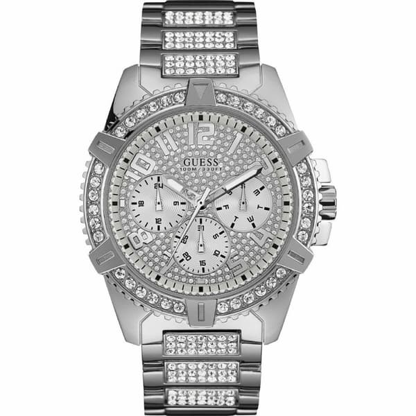 Miesten rannekellot Guess W0799G1 Hopeinen (Ø 48 mm)