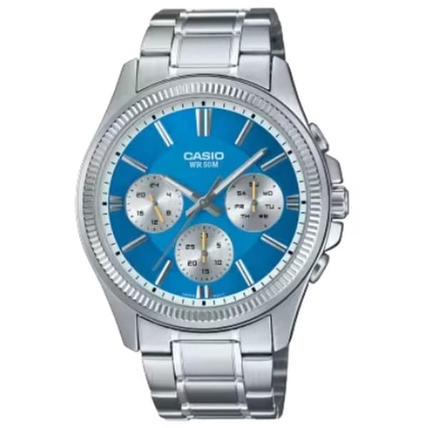 Miesten rannekellot Casio DAY DATE MULTIFUNCTION - LIGHT BLUE