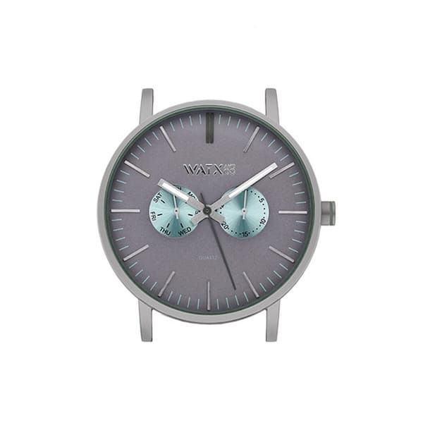 Unisex ur Watx & Colors WXCA2734 Grå Sølvfarvet (Ø 44 mm)