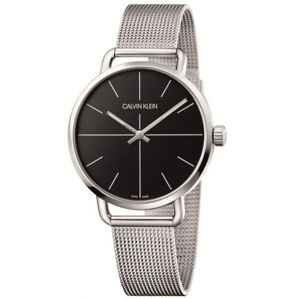 Miesten rannekellot Calvin Klein K7B21121 Musta Hopeinen