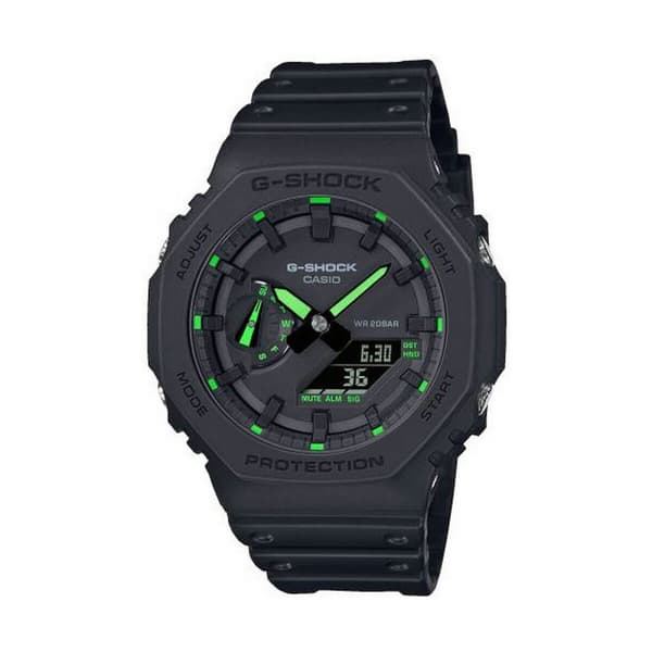 Herrklocka Casio G-Shock OAK - Neon Green Index (Ø 45 mm)