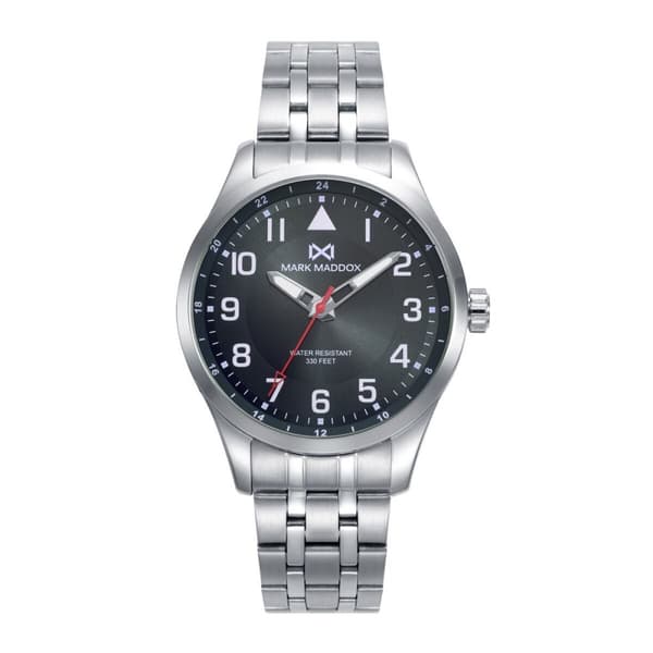 Herreur Mark Maddox HM0148-64 Sort Sølvfarvet