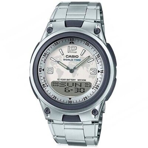 Herrklocka Casio ILLUMINATOR TELEMEMO 30 Silvrig (Ø 40 mm)