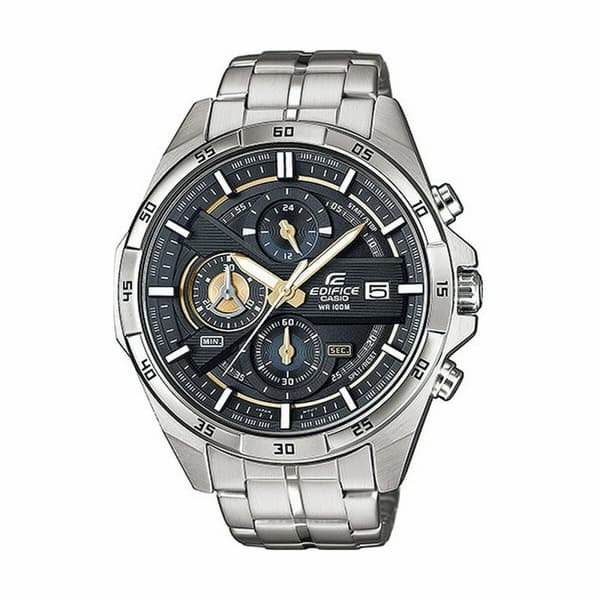 Herrklocka Casio EFR-556D-1AVUEF Svart Silvrig