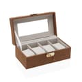 Miniatyrbillede 1 af 2: Æske til ure Versa Træ MDF 11,5 x 8 x 21 cm