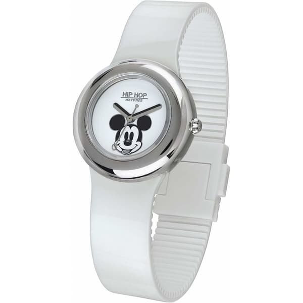 Unisex ur Hip Hop MICKEY METAL WHITE Hvid (Ø 32 mm)