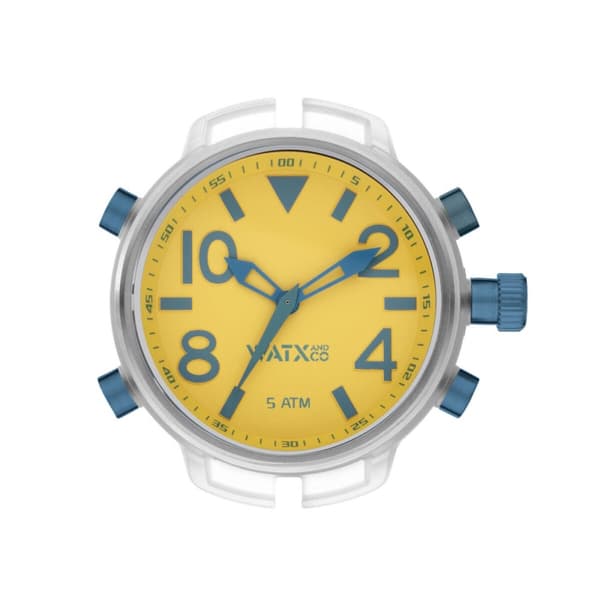 Klokker for Begge Kjønn Watx & Colors RWA3747  Gul (Ø 49 mm)