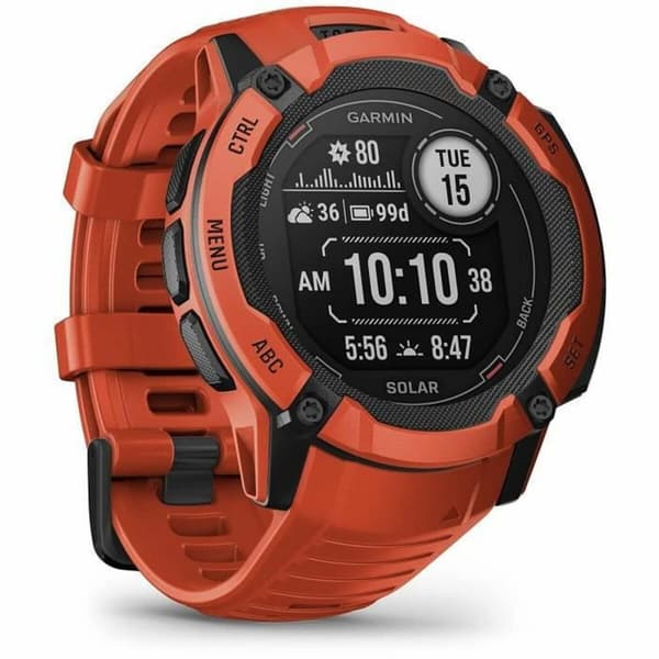 Herreur GARMIN Instinct 2X Solar Rød Grå Ingen