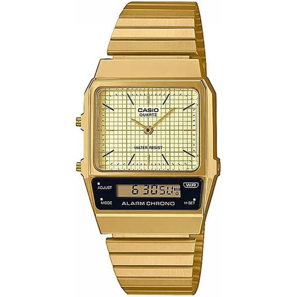 Unisex ur Casio EDGY COLLECTION RETRO DIAL - GOLD (Ø 40 mm)