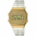 Miniatyrbild 2 av 6: Unisexklocka Casio VINTAGE COLLECTION - TRANSPARENT BAND - GOLD