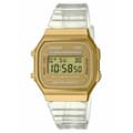 Miniatyrbild 1 av 6: Unisexklocka Casio VINTAGE COLLECTION - TRANSPARENT BAND - GOLD