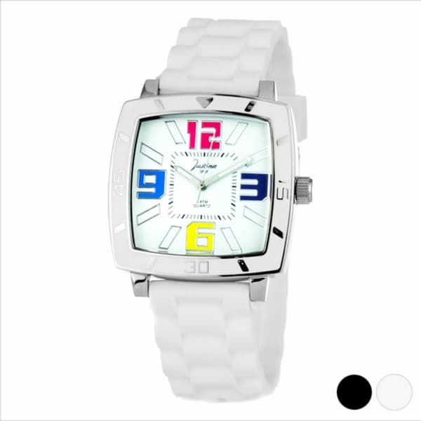 Unisex ur Justina 21971 (Ø 40 mm) - Hvid
